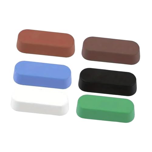 Metall-Polierstäbe, professionelle Polierblöcke für Schmuck, Aluminium, Edelstahl, Werkzeuge, 5,5 x 2,2 cm, 70 g, 6 Stück von misppro