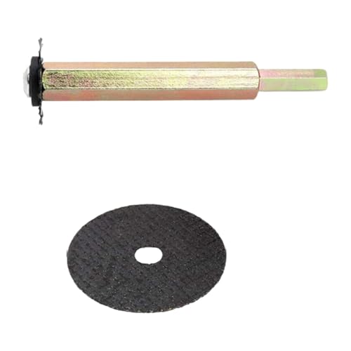 PVC-Rohr-Innenschneider für Bohrer mit Schleifscheibe, Stahl-Sanitärwerkzeug, Sechskantschlüsselschaft für Reparaturen, Klempner, Heimwerker, 9,5 x 3,18 cm, Multi-Stange PVC-Rohr-Innenschneider für Bohrer mit Schleifscheibe, Stahl-Sanitärwerkzeug, Sechskantschlüsselschaft für Reparaturen, Klempner, Heimwerker, 9,5 x 3,18 cm, Multi-Stange von misppro