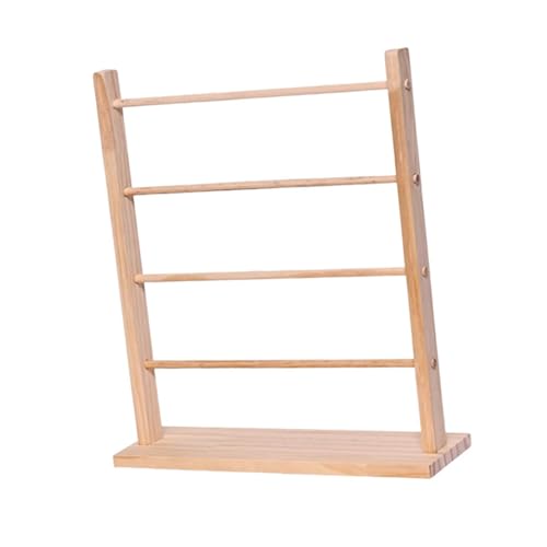 Schmuckständer aus Holz, für Halsketten, Uhren, kommerzielle Nutzung, Wohnheim, Einzelhandel, 4 Ebenen Schmuckständer aus Holz, für Halsketten, Uhren, kommerzielle Nutzung, Wohnheim, Einzelhandel, 4 Ebenen von misppro