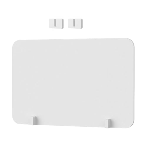 Schreibtisch-Trennwand mit Befestigungsklemmen, visueller Ablenkungsblock für Bürotische, Arbeitsplatte, 40 x 60 cm Schreibtisch-Trennwand mit Befestigungsklemmen, visueller Ablenkungsblock für Bürotische, Arbeitsplatte, 40 x 60 cm von misppro
