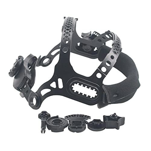 Schweißhelm Stirnband für Kappenzubehör mit quadratischem Loch-Design, Doppel-Kopfband, Ersatzausrüstung für Schweißsicherheitsausrüstung von misppro