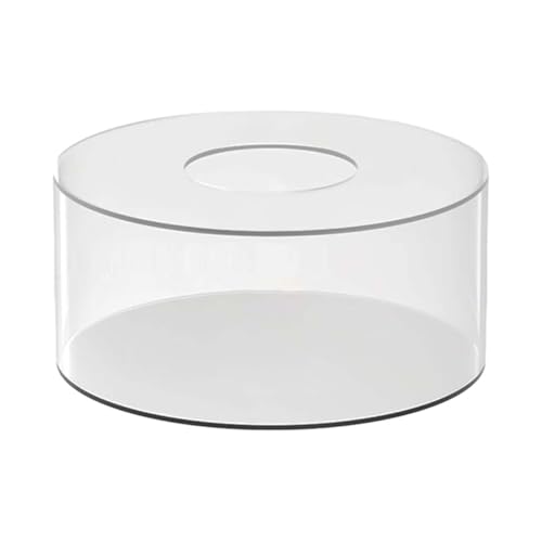 Transparenter Acryl-Kuchenständer, befüllbar, Kuchenhalter, Vitrine, stapelbar, Dekoration, Organizer, Buffet-Aufstieg für Partyzubehör, 20 x 10 cm von misppro