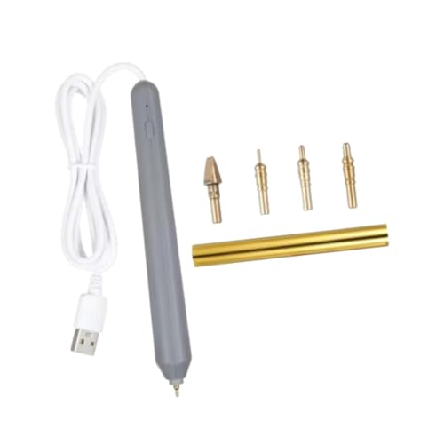 USB-Wärmefolienstift mit 4 austauschbaren Spitzen zum Heißprägen auf Papier Fotos Holz PP USB-Wärmefolienstift mit 4 austauschbaren Spitzen zum Heißprägen auf Papier Fotos Holz PP von misppro