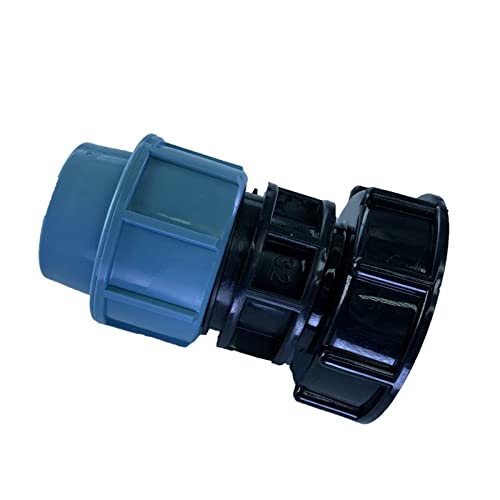 misppro 1 Stück Grobgewinde Garten IBC Tank Adapter Wasserauslass Öl Kraftstoff Rasen Schlauchverbinder Fitting Teile Ersatz Ton Barrel Armaturen – Gerade Außen DN25 von misppro