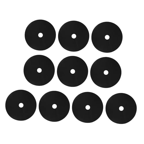misppro 10 Stück Baum Mulch Ring Unkrautbarriere Matte für Unkrautbekämpfung Schutz Wiederverwendbar Unkrautvernichter Schutzmatte 61.1 cm Schwarz von misppro