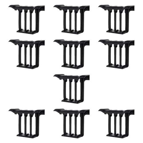 misppro 10 x Solarpanel-Ablauf-Clips, Wasserführungsclips für PV-Modulreinigung, einfache Installation, professionelles Zubehör, 30 mm von misppro