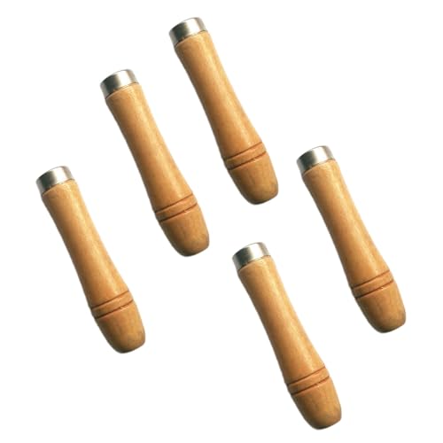 misppro 5 Stück Holzfeilengriff, Holzraspel, Tischlerei, Schneidewerkzeug, Ersatzgriffe, groß von misppro