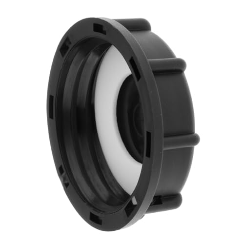 misppro IBC Deckelabdeckung IBC Tote Fittings Professionelles Zubehör Tonne Eimer Abdeckung Flüssigkeitstankdeckel für Zuhause Lebensmittelindustrie Lagerung - 60 mm dickes Gewinde von misppro