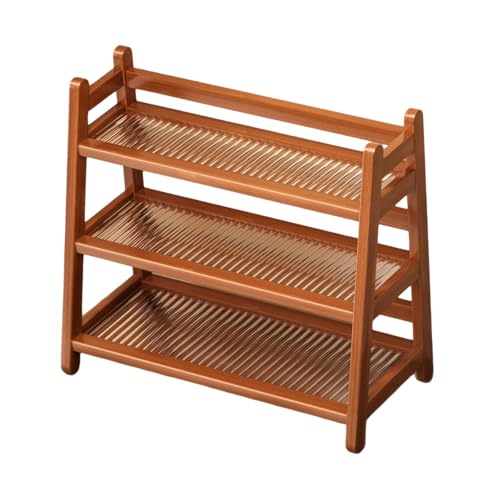 misppro Kaffeesirup-Organizer, Gewürzhalter, Küchentheke, Regal, Becherhalter für Tischplatte, 28,9 x 21,6 x 42,9 cm, Dunkelbraun misppro Kaffeesirup-Organizer, Gewürzhalter, Küchentheke, Regal, Becherhalter für Tischplatte, 28,9 x 21,6 x 42,9 cm, Dunkelbraun von misppro