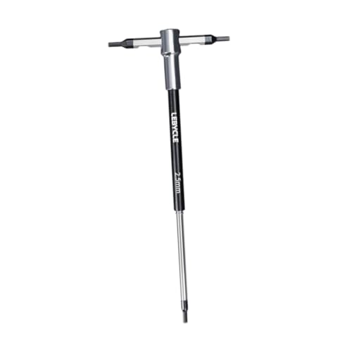 misppro T-Griff Sechskantschlüssel Gleitzubehör Inbusschlüssel für mechanische Arbeit Fahrrad Autoreparatur Möbelmontage - 2,5 mm misppro T-Griff Sechskantschlüssel Gleitzubehör Inbusschlüssel für mechanische Arbeit Fahrrad Autoreparatur Möbelmontage - 2,5 mm von misppro