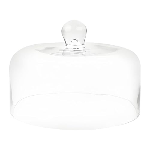misppro Transparente Kuchenkuppelabdeckung, runde Kuchen-Servierkuppel für Kuchenständerplatten, transparenter Kuchendeckel für Servierplatte, 23,5 cm, L misppro Transparente Kuchenkuppelabdeckung, runde Kuchen-Servierkuppel für Kuchenständerplatten, transparenter Kuchendeckel für Servierplatte, 23,5 cm, L von misppro