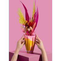 Marmorierte Jesmonit Vase Handgefertigte Vase Marmorierte Jesmonit Vase Handgefertigte Vase von misshandled