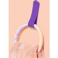 Jesmonite Ring Mit Lederband/Handtuchhalter Geschirrtuchhalter von misshandled