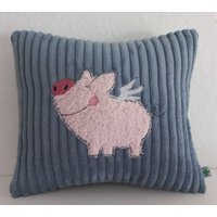 Glücksschweinchen Kissen Glücksschweinchen Kissen von misssewingsnail