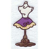 Besticktes Dress-Form-Tuch - Näherin-Tuch Näh-Tuch -Handtuch Fingerspitzen-Tuch Schürze-Küchen-Handtuch von misty1718