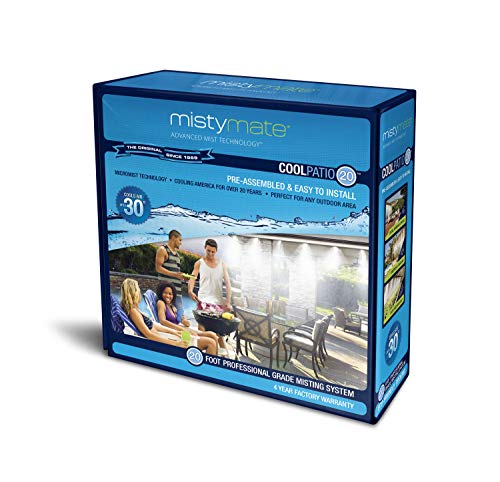 MistyMate 16020 Cool Patio 20 Outdoor Zerstäuberfunktion Kit von MISTY MATE