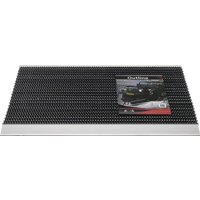 Fußmatte Alu-Anlaufkante, L500xB800xS22mm, schwarz/silber PP/Alu von Jungheinrich PROFISHOP