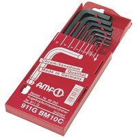 Winkelschraubendrehersatz 911G-BM10 8-teilig Schiebekassette SW 2 10 mm von AMF