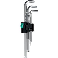 Winkelschraubendreher Satz 9tlg. SW1,5-10 extra lang WERA von Wera