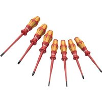 Schraubendrehersatz VDE 7 tlg.Schlitz/PH/PZ-S Mehrkomp-Heft Kl. EXTRA Slim von Wera