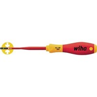 Schraubendreher VDE Schlitz SW 6,5x125mm Ges.-L.268mm m.Mehrkomp.-Griff von Wiha