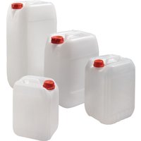Industriekanister 20l PE UN-Zulassung H399xB231xT294mm Industriekanister 20l PE UN-Zulassung H399xB231xT294mm von HÜNERSDORFF