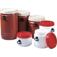 Weithalsfass 34l weiß m.rotem Deckel m.2 Tragegriffen Einfüllöffnung-D.295mm Weithalsfass 34l weiß m.rotem Deckel m.2 Tragegriffen Einfüllöffnung-D.295mm von Jungheinrich PROFISHOP
