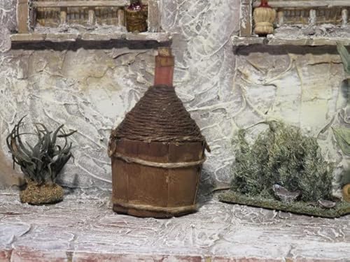 Krippenzubehör Korbflasche mit 2 Henkeln 10 cm von mitienda mit Liebe gemacht