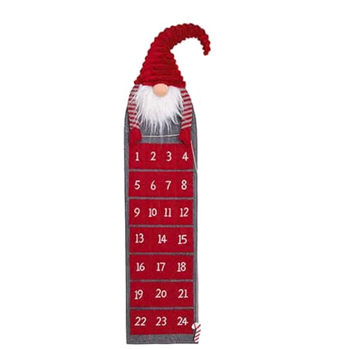 mitienda mit Liebe gemacht Adventskalender Wichtel aus Filz Rot, Weihnachten für Kinder 125cm mitienda mit Liebe gemacht Adventskalender Wichtel aus Filz Rot, Weihnachten für Kinder 125cm von mitienda mit Liebe gemacht