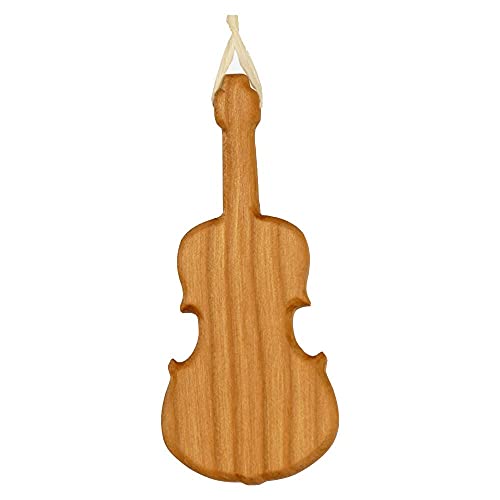 mitienda mit Liebe gemacht Baumschmuck aus Holz, Weihnachtsdeko, Geige/Violine von mitienda mit Liebe gemacht