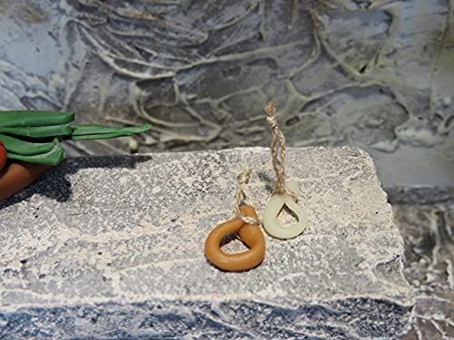 mitienda mit Liebe gemacht Krippenzubehör 2er-Set Wurstkringel 1 cm von mitienda mit Liebe gemacht