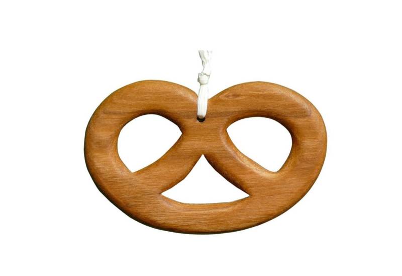 mitienda mit liebe gemacht Christbaumschmuck Baumschmuck aus Holz Brezel von mitienda mit liebe gemacht