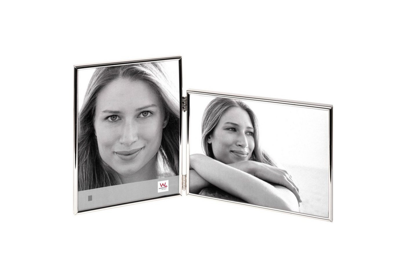 Walther Design Bilderrahmen Chloe Portraitr 2X10X15 silber von Walther Design