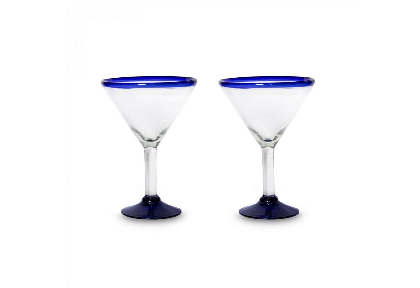 mitienda Cocktailglas Mundgeblasene Martini Gläser Traditional 2er Set von mitienda