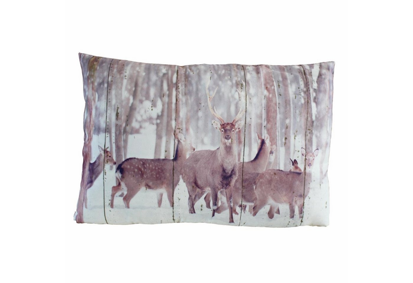 mitienda Dekokissen Dekokissen Hirsche Rehe 40x60cm, Sofakissen von mitienda