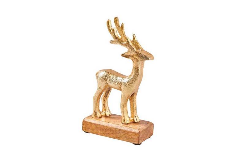 mitienda Dekoobjekt Hirsch Weihnachtsdeko gold von mitienda