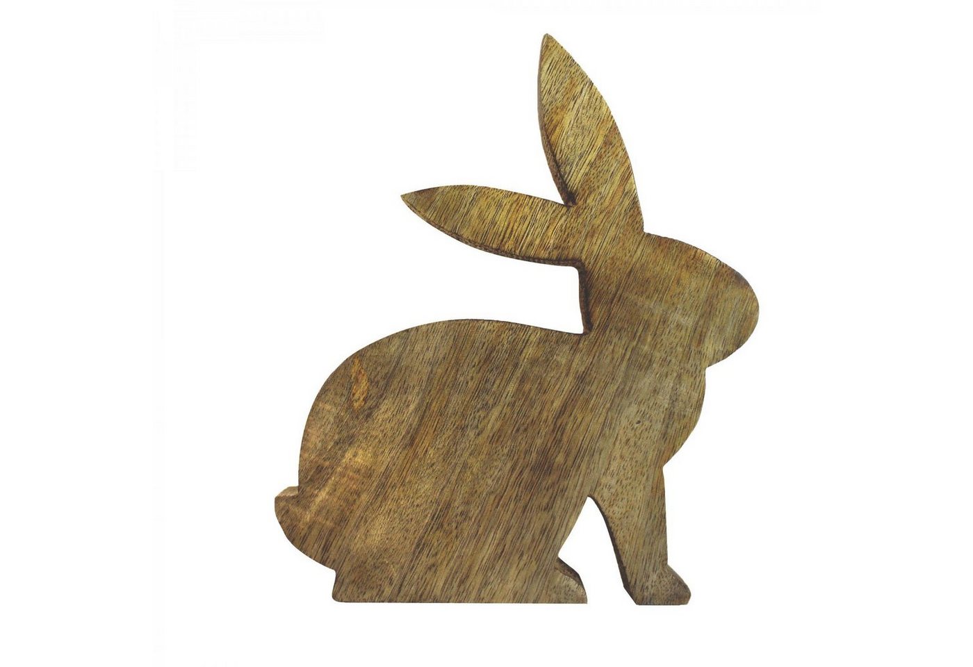 mitienda Dekostern Handgemachter Osterhase Willy aus Holz 20cm von mitienda