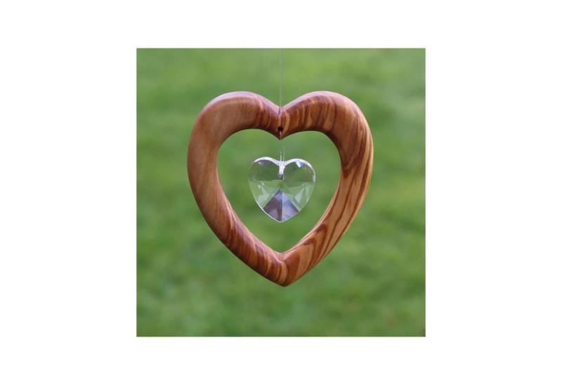 mitienda Fensterdekoration Fensterdeko Herz mit Bleikristall mitienda Fensterdekoration Fensterdeko Herz mit Bleikristall von mitienda