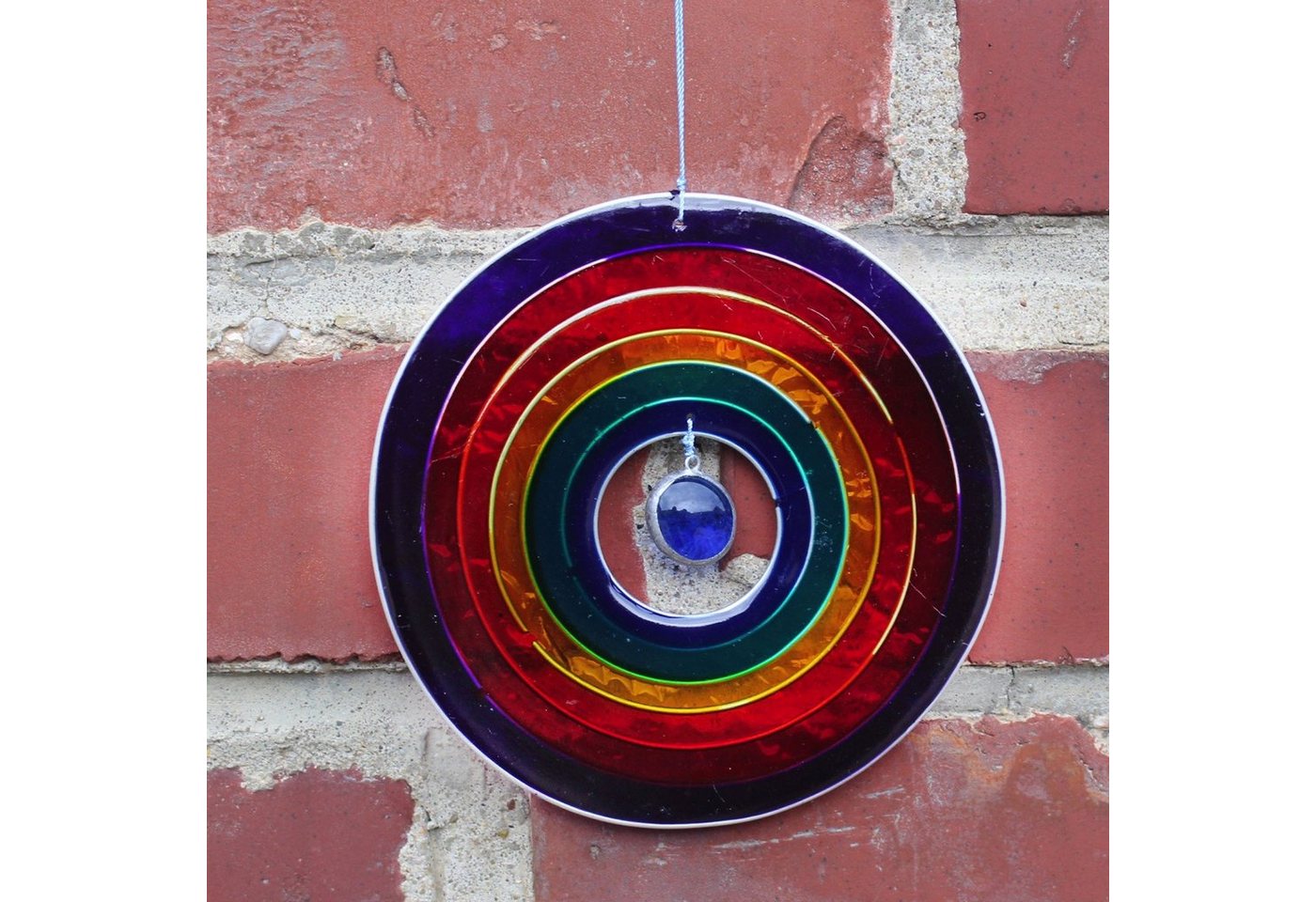 mitienda Fensterdekoration Suncatcher aus Resin Regenbogen Kreis von mitienda