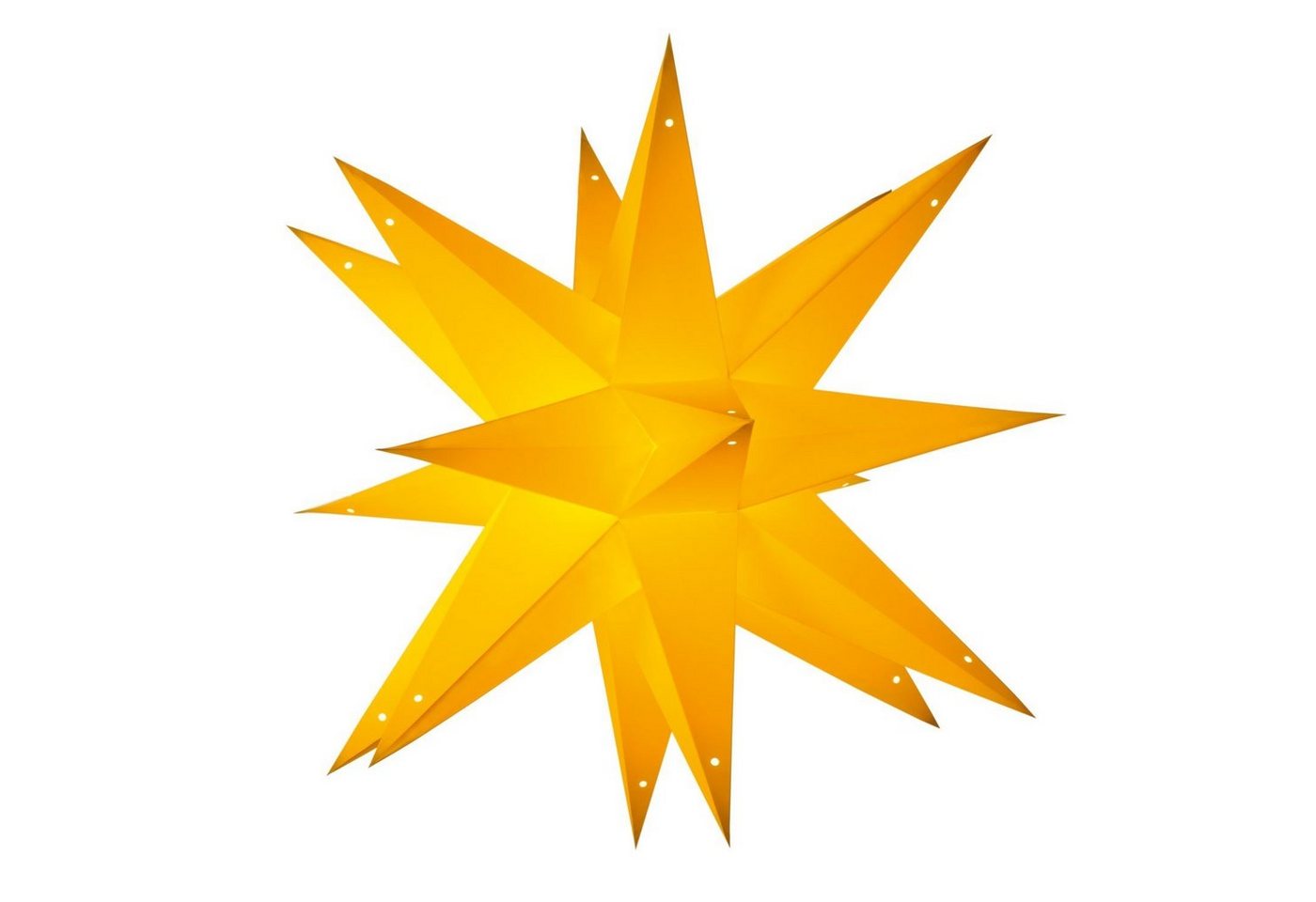 mitienda Papiersterne Weihnachtsstern gelb zur Außenbeleuchtung mitienda Papiersterne Weihnachtsstern gelb zur Außenbeleuchtung von mitienda