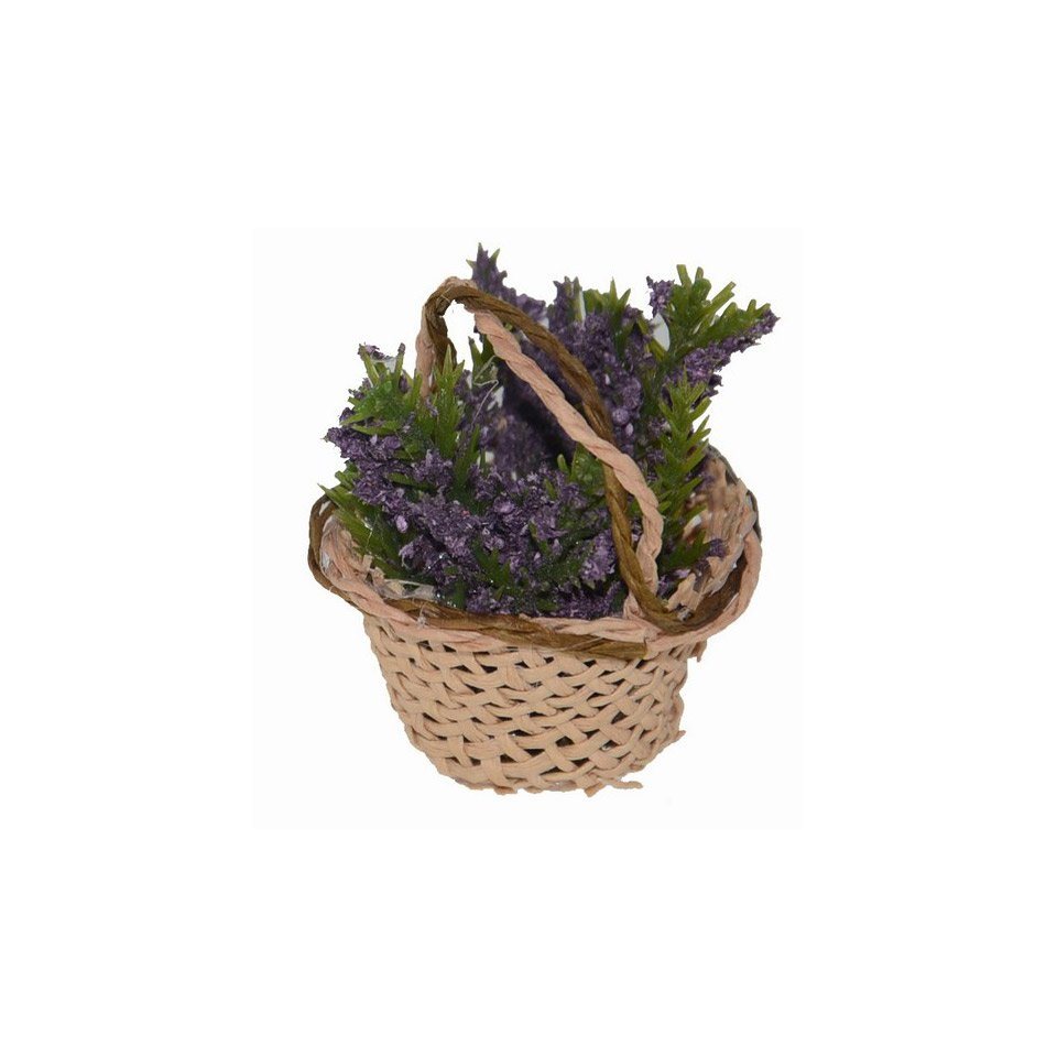 mitienda Krippen-Zubehör Krippenzubehör Korb mit Lavendel von mitienda