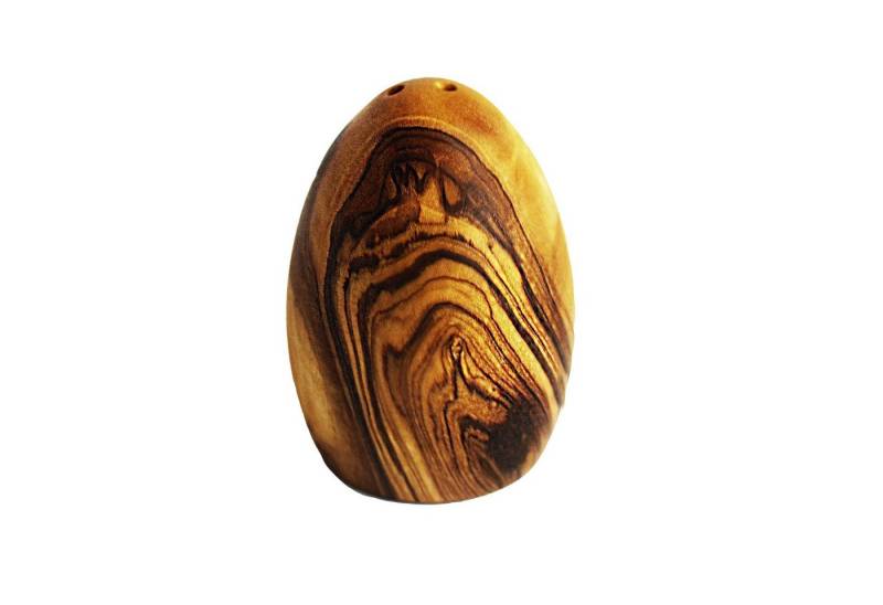 mitienda Salzstreuer Pfefferstreuer Ei-Form aus Holz von mitienda