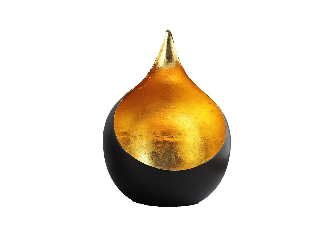 mitienda Teelichthalter Teelichtschale Bola bronze/golden 15cm von mitienda
