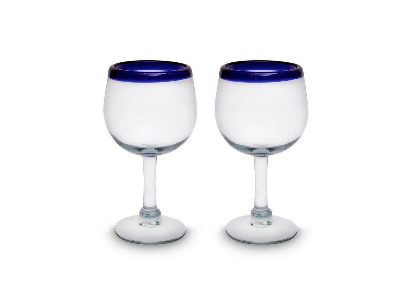 mitienda Weinglas Weinglas 2er Set Burbuja, Mundgeblasenes Glas von mitienda