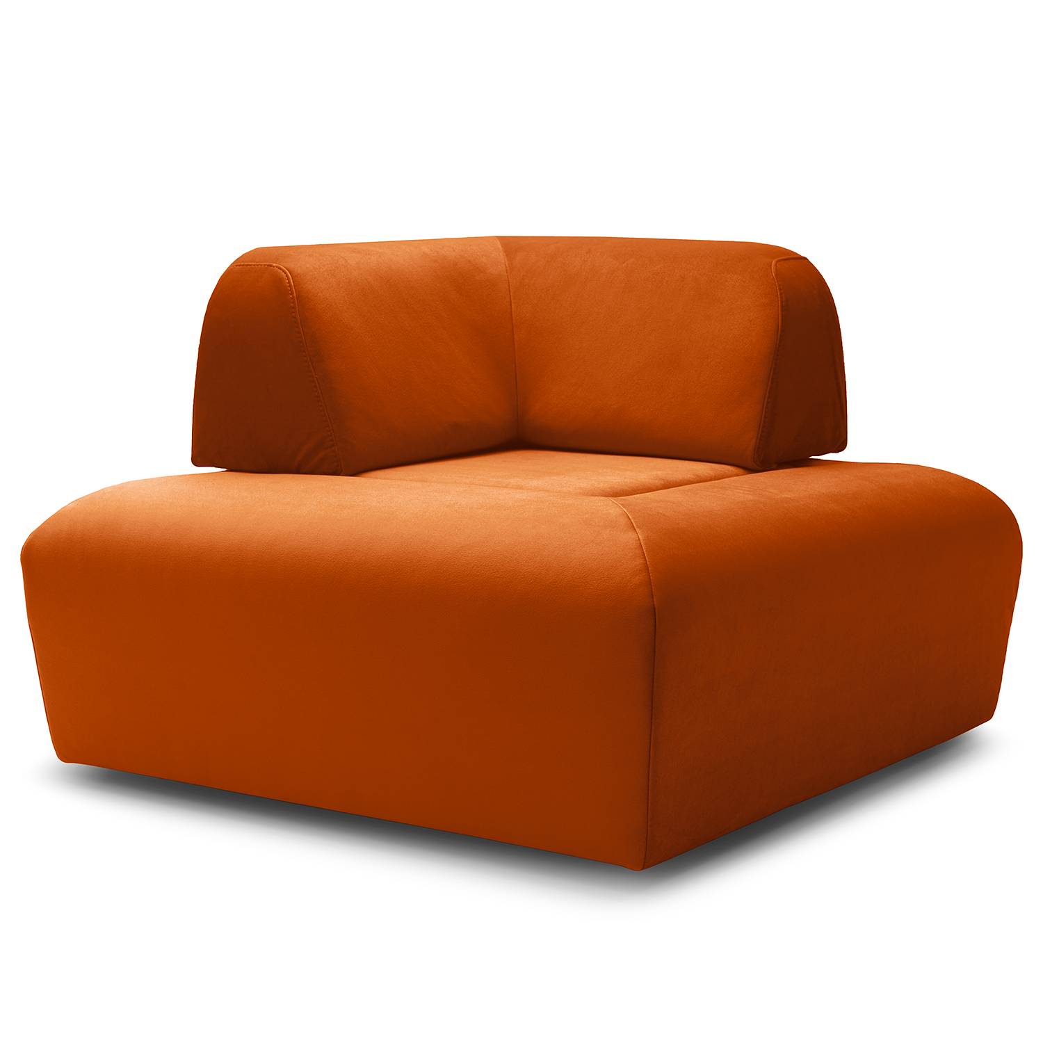 home24 Eck-Rückenlehne Miu Magic Orange Samt Sadia 41 x 33 x 41cm Modern home24 Eck-Rückenlehne Miu Magic Orange Samt Sadia 41 x 33 x 41cm Modern von home24