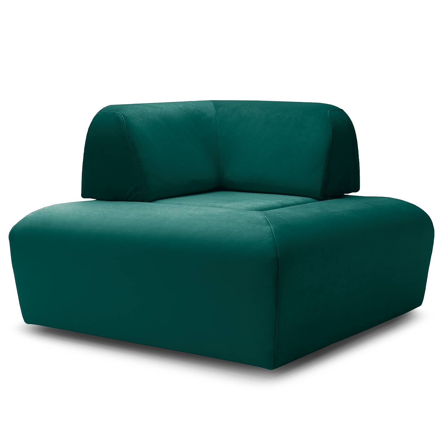 home24 Eck-Rückenlehne Miu Magic Türkis Samt Sadia 41 x 33 x 41cm Modern home24 Eck-Rückenlehne Miu Magic Türkis Samt Sadia 41 x 33 x 41cm Modern von home24