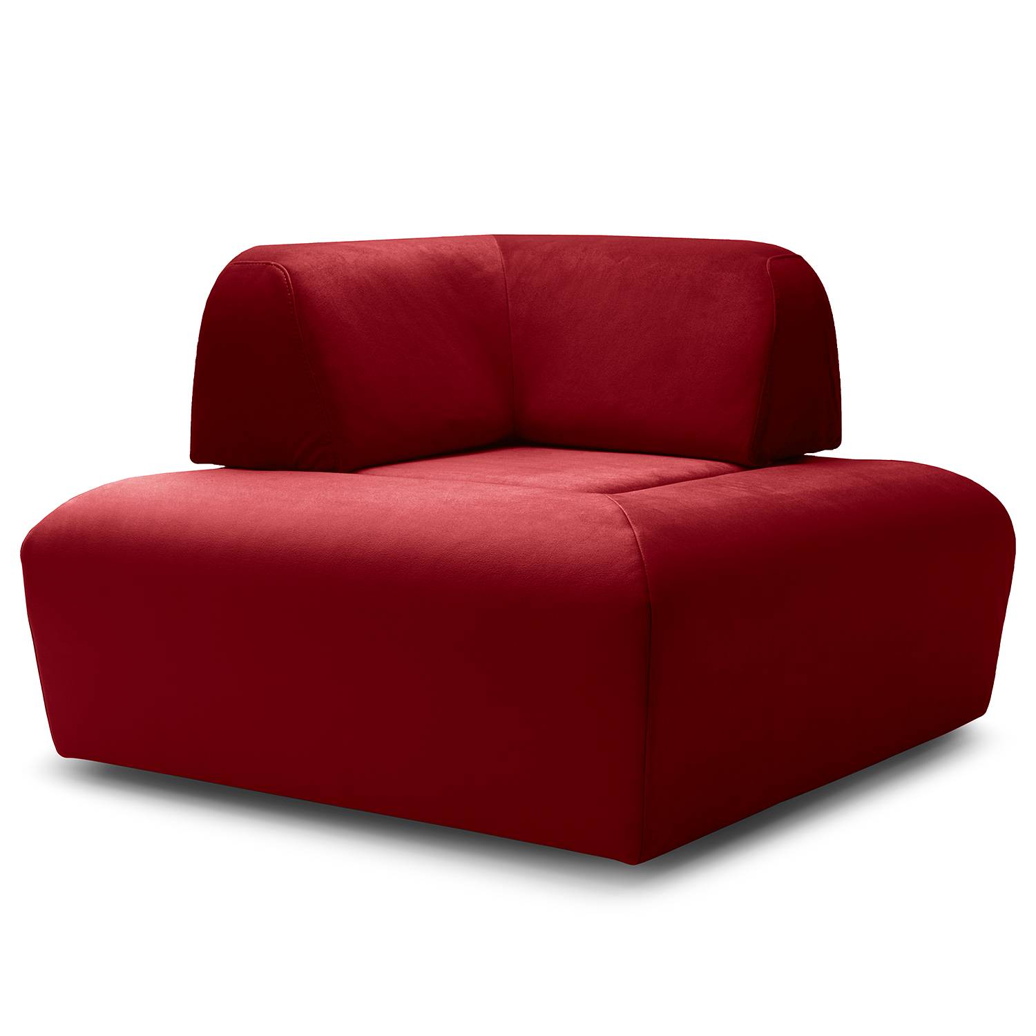 home24 Eck-Rückenlehne Miu Magic Rot Samt Sadia 41 x 33 x 41cm Modern home24 Eck-Rückenlehne Miu Magic Rot Samt Sadia 41 x 33 x 41cm Modern von home24