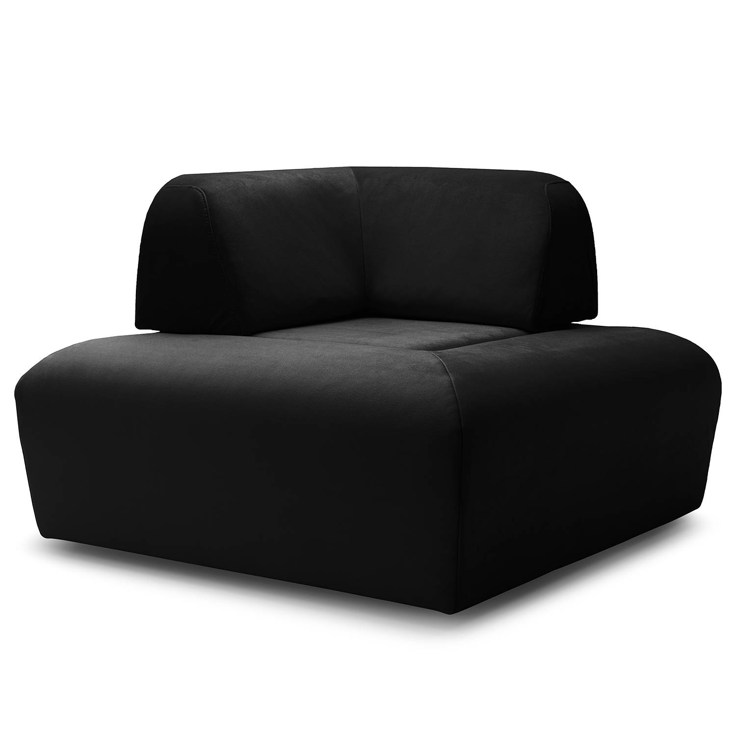 home24 Eck-Rückenlehne Miu Magic Schwarz Samt Sadia 41 x 33 x 41cm Modern home24 Eck-Rückenlehne Miu Magic Schwarz Samt Sadia 41 x 33 x 41cm Modern von home24