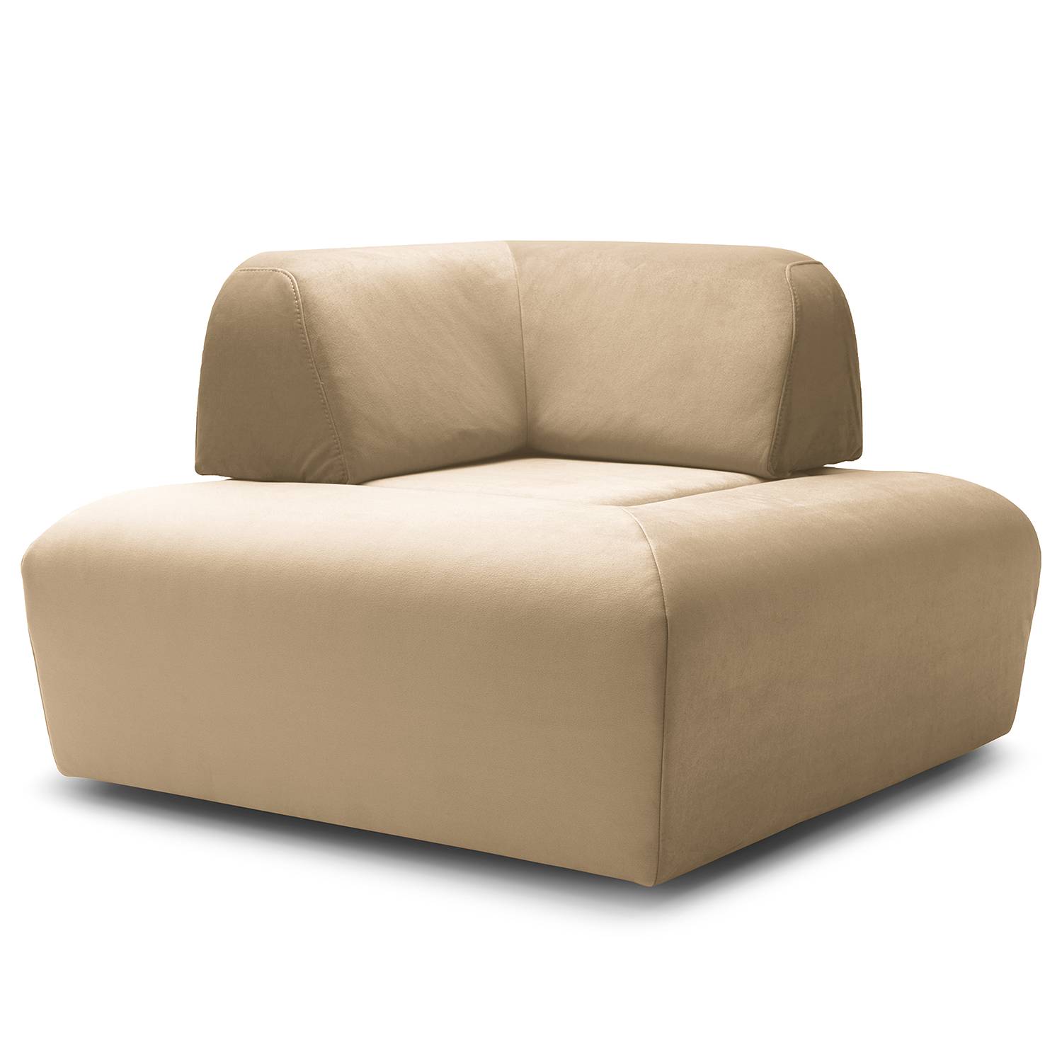 home24 Eck-Rückenlehne Miu Magic Beige Samt Sadia 41 x 33 x 41cm Modern home24 Eck-Rückenlehne Miu Magic Beige Samt Sadia 41 x 33 x 41cm Modern von home24