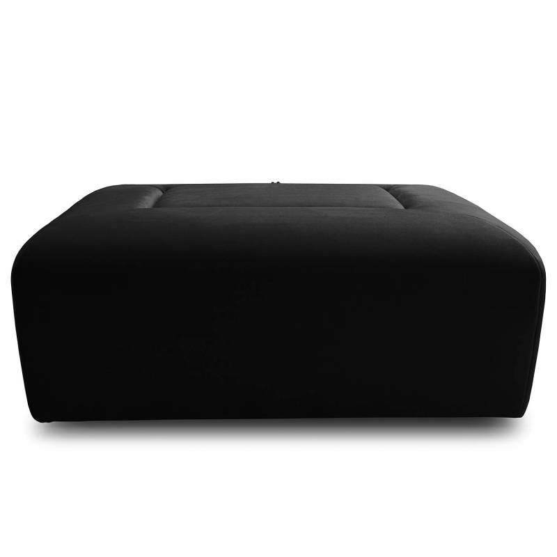 home24 Hocker Miu Magic 195 x 41 x 102cm Schwarz Samt Sadia: Anthrazit von home24
